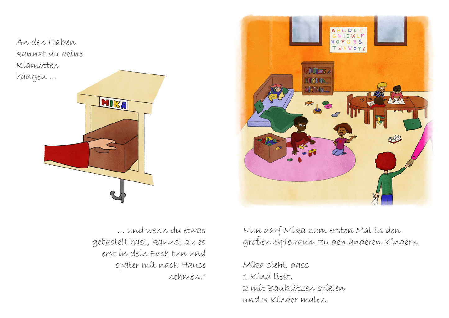 Kinderbuch Pappbilderbuch 28 Seiten "Mika und der erste Tag in der Kita" von Laura Britt (inkl. 7 % MwSt.) JETZT VERSANDKOSTENFREI