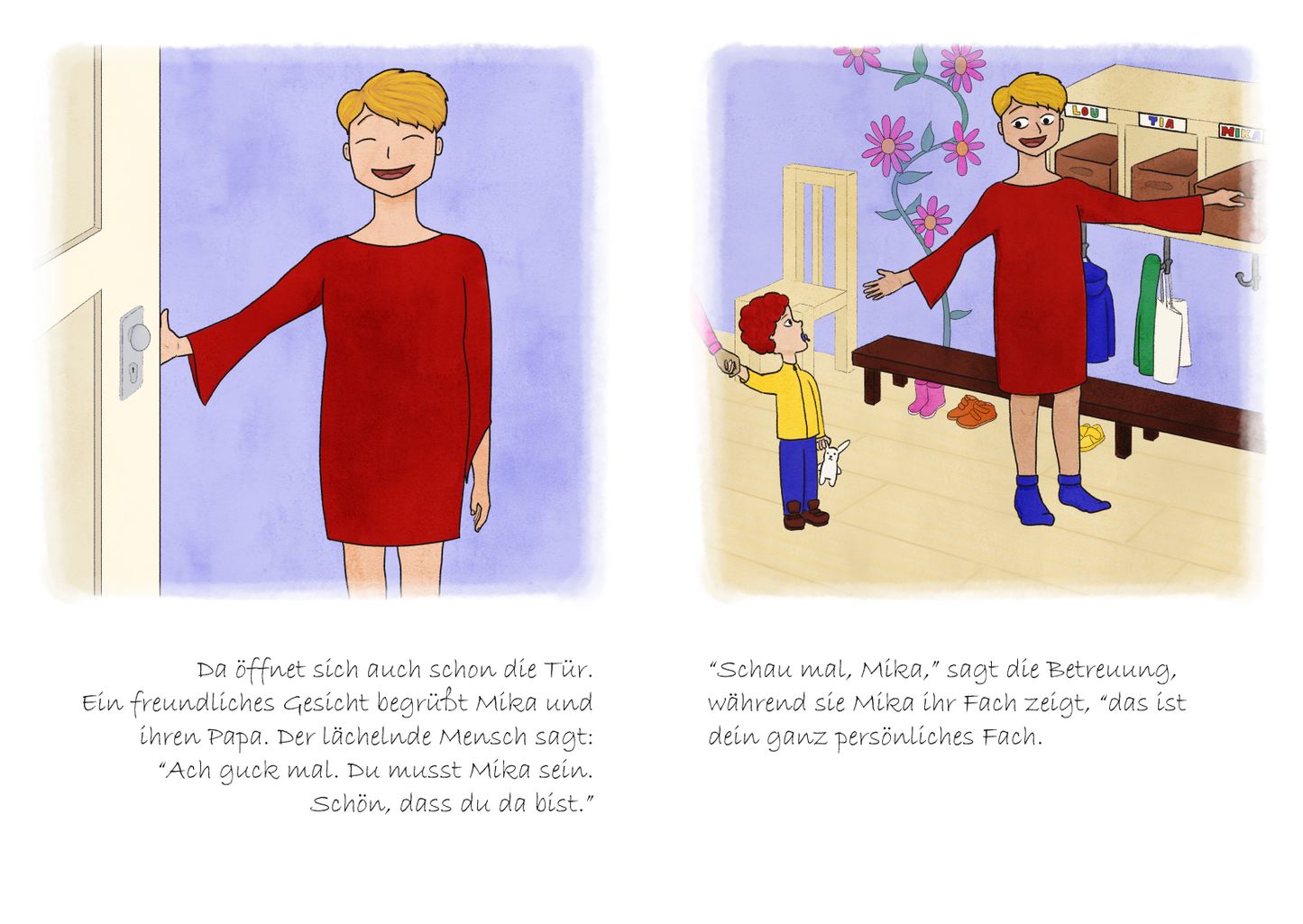 Kinderbuch Pappbilderbuch 28 Seiten "Mika und der erste Tag in der Kita" von Laura Britt (inkl. 7 % MwSt.) JETZT VERSANDKOSTENFREI