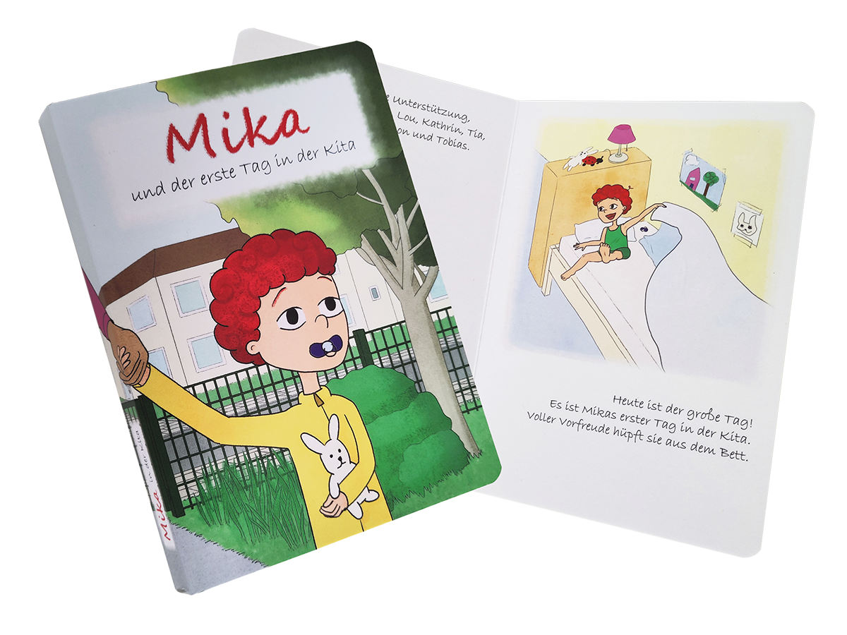 Kinderbuch Pappbilderbuch 28 Seiten "Mika und der erste Tag in der Kita" von Laura Britt (inkl. 7 % MwSt.) JETZT VERSANDKOSTENFREI